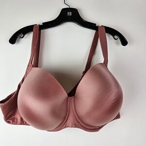 SOMA Stunning Support Bra 44DDD Smooth Full Coverage‎ Pink Underwire Molded Cups